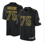nike nfl jerseys pittsburgh steelers #75 joe greene black[nike impact limited]