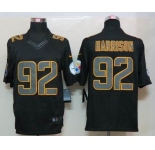 nike nfl jerseys pittsburgh steelers #92 harrison black[nike impact limited]