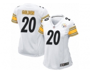 Women Nike Pittsburgh Steelers #20 Robert Golden Game White NFL Jersey