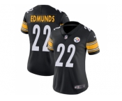 Women Nike Pittsburgh Steelers #22 Terrell Edmunds Black Team Color Stitched NFL Vapor Untouchable Limited Jersey