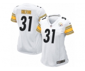 Women Nike Pittsburgh Steelers #31 Mike Hilton Game White NFL Jersey