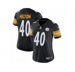 Women Nike Pittsburgh Steelers #40 Mike Hilton Black Team Color Vapor Untouchable Limited Player NFL Jersey