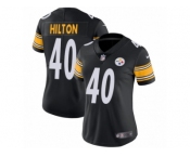 Women Nike Pittsburgh Steelers #40 Mike Hilton Black Team Color Vapor Untouchable Limited Player NFL Jersey