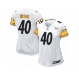Women Nike Pittsburgh Steelers #40 Mike Hilton Game White NFL Jersey