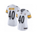 Women Nike Pittsburgh Steelers #40 Mike Hilton White Vapor Untouchable Limited Player NFL Jersey