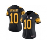 Women's Nike Pittsburgh Steelers #10 Martavis Bryant Limited Black Rush NFL Jersey