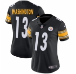Women's Nike Pittsburgh Steelers #13 James Washington Black Team Color Vapor Untouchable Limited Player NFL Jersey