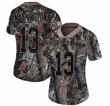 Women's Nike Pittsburgh Steelers #13 James Washington Camo Rush Realtree Limited NFL Jersey