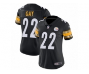 Women's Nike Pittsburgh Steelers #22 William Gay Vapor Untouchable Limited Black Team Color NFL Jersey