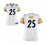 Women's Nike Pittsburgh Steelers #25 Artie Burns White NFL Jersey