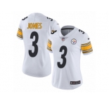 Women's Nike Pittsburgh Steelers #3 Landry Jones Vapor Untouchable Limited White NFL Jersey