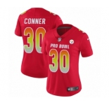 Women's Nike Pittsburgh Steelers #30 James Conner Limited Red AFC 2019 Pro Bowl NFL Jersey