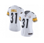 Women's Nike Pittsburgh Steelers #31 Donnie Shell Vapor Untouchable Limited White NFL Jersey