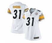 Women's Nike Pittsburgh Steelers #31 Ross Cockrell Limited White NFL Jersey
