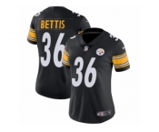 Women's Nike Pittsburgh Steelers #36 Jerome Bettis Vapor Untouchable Limited Black Team Color NFL Jersey