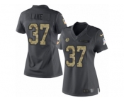 Women's Nike Pittsburgh Steelers #37 Carnell Lake Limited Black 2016 Salute to Service NFL Jersey