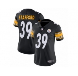 Women's Nike Pittsburgh Steelers #39 Daimion Stafford Black Team Color Vapor Untouchable Limited Player NFL Jersey
