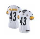 Women's Nike Pittsburgh Steelers #43 Troy Polamalu Vapor Untouchable Limited White NFL Jersey