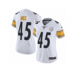 Women's Nike Pittsburgh Steelers #45 Roosevelt Nix Vapor Untouchable Limited White NFL Jersey