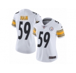 Women's Nike Pittsburgh Steelers #59 Jack Ham Vapor Untouchable Limited White NFL Jersey