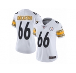 Women's Nike Pittsburgh Steelers #66 David DeCastro Vapor Untouchable Limited White NFL Jersey