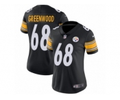 Women's Nike Pittsburgh Steelers #68 L.C. Greenwood Vapor Untouchable Limited Black Team Color NFL Jersey
