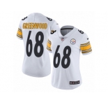 Women's Nike Pittsburgh Steelers #68 L.C. Greenwood Vapor Untouchable Limited White NFL Jersey