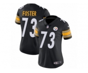 Women's Nike Pittsburgh Steelers #73 Ramon Foster Vapor Untouchable Limited Black Team Color NFL Jersey