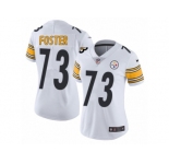 Women's Nike Pittsburgh Steelers #73 Ramon Foster Vapor Untouchable Limited White NFL Jersey