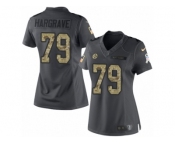 Women's Nike Pittsburgh Steelers #79 Javon Hargrave Limited Black 2016 Salute to Service NFL Jersey