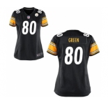 Women's Nike Pittsburgh Steelers #80 Ladarius Green Black Team Color NFL Jersey