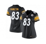 Women's Nike Pittsburgh Steelers #83 Cobi Hamilton Limited Black Team Color NFL Jersey