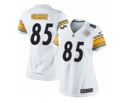 Women's Nike Pittsburgh Steelers #85 Xavier Grimble Limited White NFL Jersey