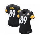 Women's Nike Pittsburgh Steelers #89 Ladarius Green Game Black Team Color NFL Jersey