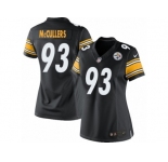 Women's Nike Pittsburgh Steelers #93 Dan McCullers Limited Black Team Color NFL Jersey