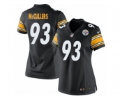Women's Nike Pittsburgh Steelers #93 Dan McCullers Limited Black Team Color NFL Jersey