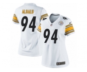 Women's Nike Pittsburgh Steelers #94 Tyson Alualu Limited White NFL Jersey