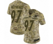 Women's Nike Pittsburgh Steelers #97 Cameron Heyward Limited Camo 2018 Salute to Service NFL Jersey
