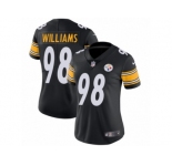 Women's Nike Pittsburgh Steelers #98 Vince Williams Vapor Untouchable Limited Black Team Color NFL Jersey