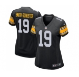 Women's Pittsburgh Steelers #19 JuJu Smith-Schuster Game Black Alternate Football Jersey