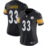 Women's Pittsburgh Steelers #33 Jack Sawyer Black 2025 Draft Vapor Untouchable Limited Football Stitched Jersey