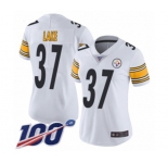 Women's Pittsburgh Steelers #37 Carnell Lake White Vapor Untouchable Limited Player 100th Season Football Jersey