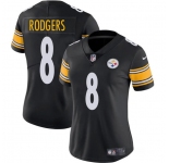 Women's Pittsburgh Steelers #8 Aaron Rodgers Black 2025 Vapor Untouchable Limited Football Stitched Jersey