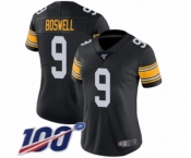 Women's Pittsburgh Steelers #9 Chris Boswell Black Alternate Vapor Untouchable Limited Player 100th Season Football Jersey