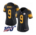 Women's Pittsburgh Steelers #9 Chris Boswell Limited Black Rush Vapor Untouchable 100th Season Football Jersey