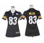 nike women nfl jerseys Pittsburgh Steelers #83 Heath Miller Black [nike]