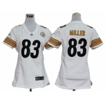 nike women nfl jerseys Pittsburgh Steelers #83 Heath Miller white [nike]