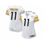 nike women nfl jerseys pittsburgh steelers #11 wheaton white[nike]