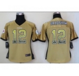 nike women nfl jerseys pittsburgh steelers #12 terry bradshaw gold[Elite drift fashion]
