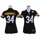 nike women nfl jerseys pittsburgh steelers #34 mendenhall black[nike]
